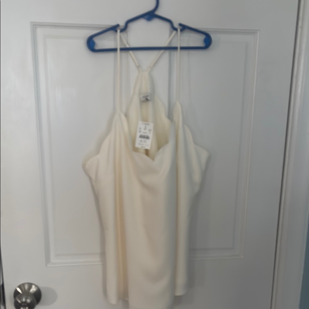 J. Crew Scalloped Cream Camisole